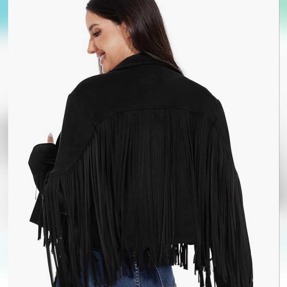 Women's leather crop jacket